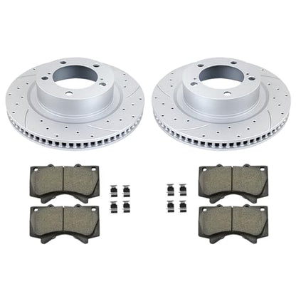 Acinoparts Front (13.89") Brake Kit for 2007-2021 Toyota Tundra 2008-2022 - size: HMBK22202