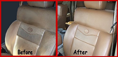 Furniture Leather Max Complete Leather Refinish and Repair Kit/Now with 3 Color Shades to Blend with/Leather & Vinyl Restorer Deep Bold Blacks - color: Deep Blacks