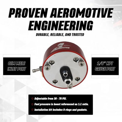 Aeromotive Ford Rail Mount EFI Fuel Pressure Regulator - 13103