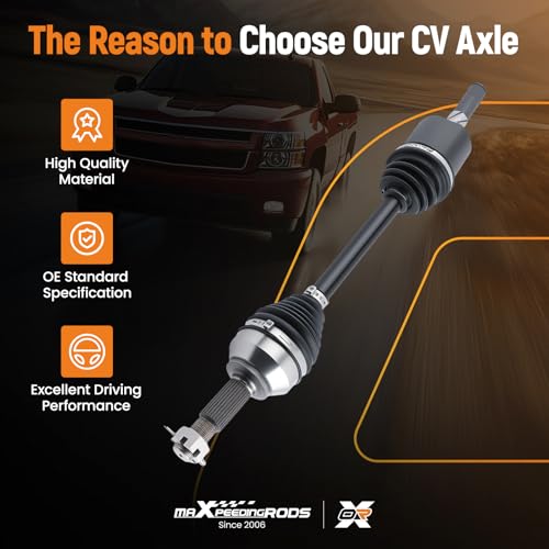 maXpeedingrods Front Left CV Axle Assembly for Nissan Rogue - size: for 66-6285-L