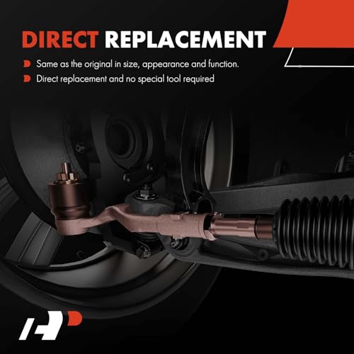 A-Premium Front Inner & Outer Tie Rod End Kit Fix Uneven Tire Wear
