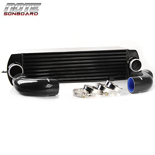 Twin Turbo Intercooler Kit Compatible with BMW E90 E92 335i 335xi 135i 2006-2010 Black