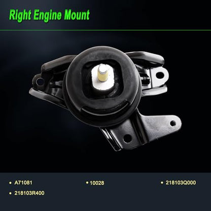 Engine Motor Mount Hyundai Sonata 2.4L 11-12 Auto/13-14 Exc. Manual - size: 2011-2014 Sonata 2.4L w/o