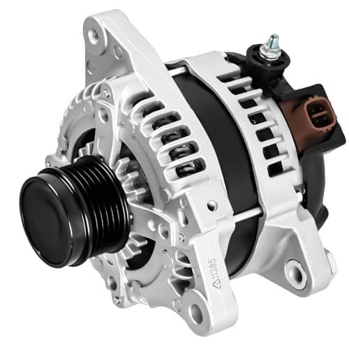 11385 Alternator for Toyota Corolla 2009-2011 & Matrix 09-10, for Scion XD 08-14, for Pontiac Vibe 09-10 1.8L L4, 12V 100Amp Alternator Replacement Part 11386 27060-0T040 1042105490 - size: 11385 | 100A