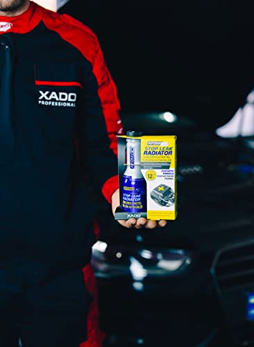 XADO ATOMEX Stop Leak Radiator Coolant Additive - Repair Seal, Restore Radiator Fluid Fix and Prevent Future Leaks (Bottle, 250 ml)