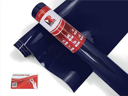Avery Dennison SW900 699-O Gloss Indigo Blue Supreme Wrapping Film Vinyl Vehicle Car Wrap Sheet Roll - (12" x 60" w/Application Card) - color: Gloss Indigo Blue, size: 1ft x 5ft