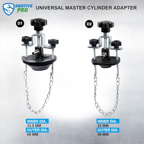 SMOTIVEPRO 12pcs Brake Master Cylinder Bleeder Adapter Kit - size: 12pcs Master Cylinder Adapter Set