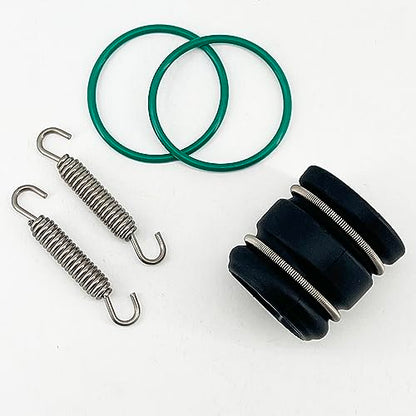 29/31mm Expansion Chamber to Silencer Coupler Seal and Spring Kit for 200 250 300 cc KTM Euro Type 2-Stroke Exhaust Seal Kit for KTM SX, Husqvarna TC TE, & GasGas MC Models Using OEM 50205057000
