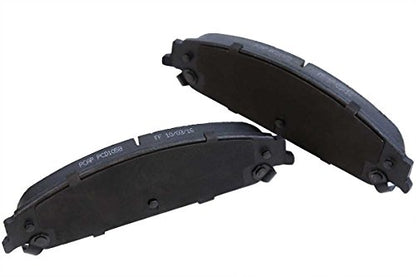 AutoShack Front Vented & Rear Vented E-Coated Rotors & Premium Pads - style: ShadowGuard & Premium Pad