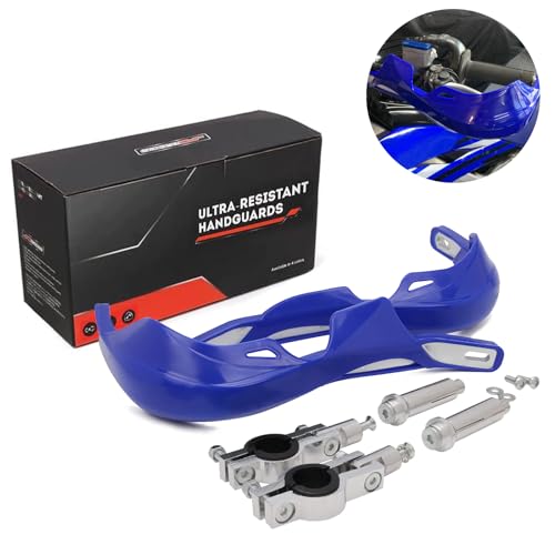 JFG RACING Dirt Bike Handguards Universal for 7/8" and 1 1/8" Handle Bar - color: blue
