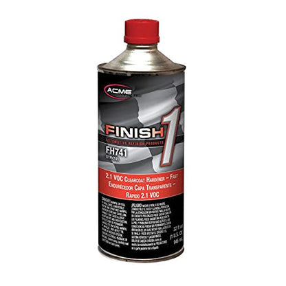 SHERWIN WILLIAMS Finish 1 Gloss Clearcoat Gallon Kit | A High Solids 2.1 VOC Urethane Clear Coat With Fast Clear Coat Hardener (Quart) | For Basecoats and Low VOC Single-Stage Enamels