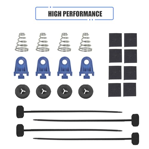 10" Electric Radiator Cooling Fan Assembly Kit 12V 80W，Blue, 2 PCS - size: 10” -2PCS, style: Blue