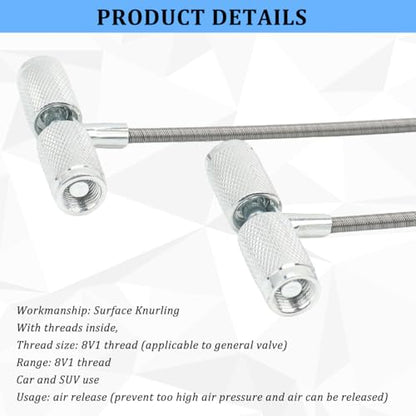 Car Valve Stem Installation Fishing Tool, 3 in 1 Multifunction Vehicle Tire Plug Core Puller Remover, Wheel Valve Stem Installation Removal Repair Fishing Tool, Universal for Vehicles