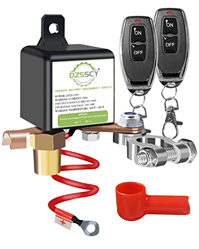 Remote Battery Disconnect Switch 12v, Kill Switch for Car Truck, Anti-Theft - color: 250A Standard