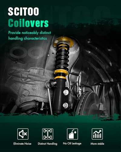 SCITOO Coilover Suspension Kit Compatible with 2013-17 for Acura for Honda