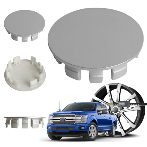 2.4Inch 62MM Wheel Center Caps, Pack of 4 (Silver, Outer 62MM, Inner 56MM) - color: Silver, size: Outer 62MM , Inner 56MM (3.3MM Clip)