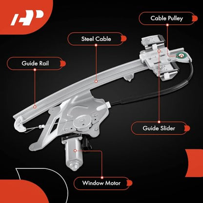 A-Premium Front Passenger Side Power Window Regulator with Motor (2-Pin) - style: Front Passenger Side (RH)