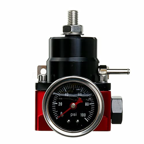 Adjustable Fuel Pressure Regulator Kit EFI Bypass Return 6AN 100PSI