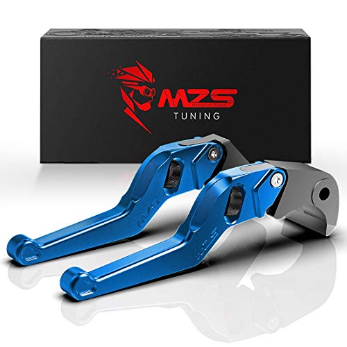 MZS Blue Brake Clutch Levers for Rebel 300 500 CBR500R CB500F Shadow VT1300 - color: Blue, size: CBR500R/Rebel 300/Rebel 500/Fury/Shadow750/VTX1300