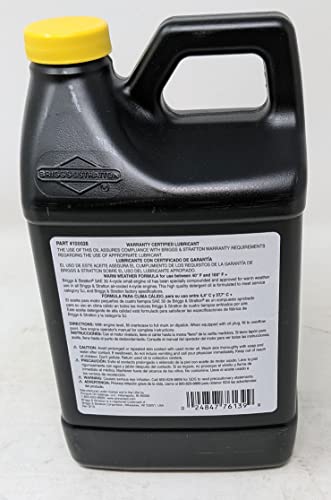 Briggs & Stratton (Case of 8) 30W Engine Oil - 48 Oz. 100028 and Fuel Treatment