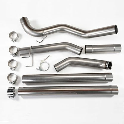 Stainless Steel Exhaust Pipes for 2011-2018 Dodge Ram 3500 4500 5500 6.7L 5" Cummins Diesel - size: for 2011-2018 Ram 3500 4500 5500