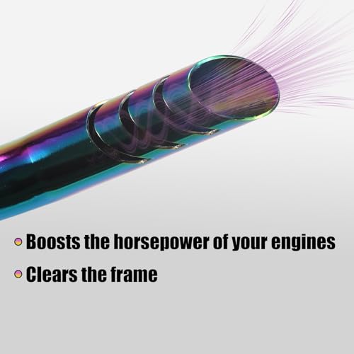 Mini Bike Exhaust Header Kit, Fit Predator 196cc 212cc 224cc GX160 Clone - size: colorful
