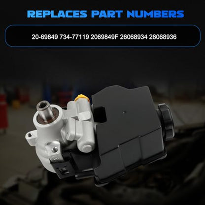 20-69849 Power Steering Pump fit for 1998-2002 Camaro 5.7L - size: 20-69849