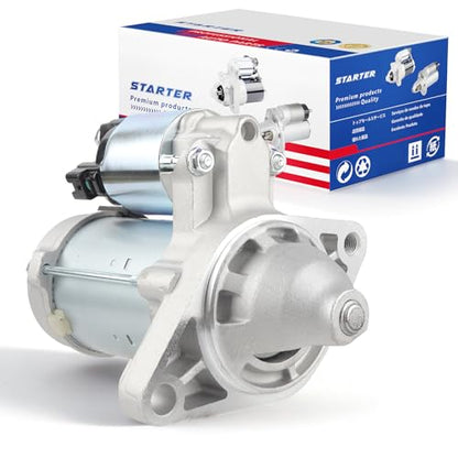 Starter 19049 Compatible with 2009-2013 Toyota Corolla 1.8L, 2009-2013 Matrix 1.8L, 2009 2010 Pontiac Vibe 1.8L L4 Engine Replace# 28100-0T050 28100-37050 428000-4300 - color: 19049