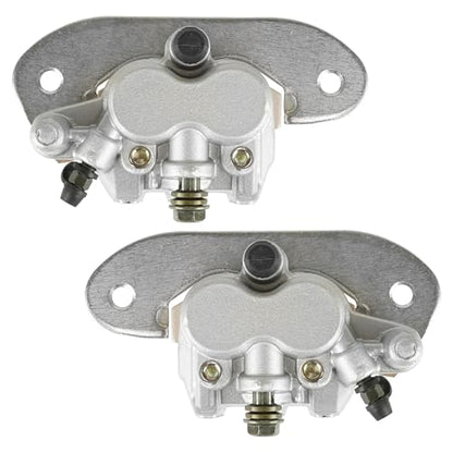 Caltric Rear Left Right Brake Caliper with Pads Compatible with Yamaha Rhino 700 Yxr700 4X4 2008-2013