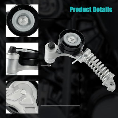 AULINK 55565236 Serpentine Belt Drive Kit with Tensioner (1.4L L4) - size: 55565236
