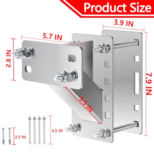 Stainless Spare Tire Carrier Mount for Boat Trailer