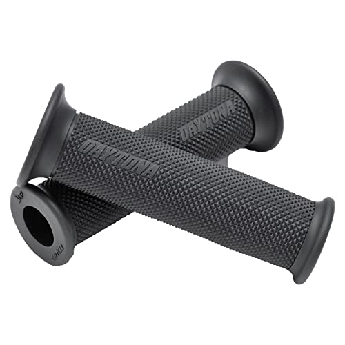 DAYTONA Universal 7/8" Motorcycle Handlebar Grips for Premium Comfort Rides (Standard) (Gray) - color: Gray