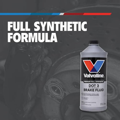 Valvoline DOT 3 Synthetic Brake Fluid, 32 oz - size: 32 fl oz