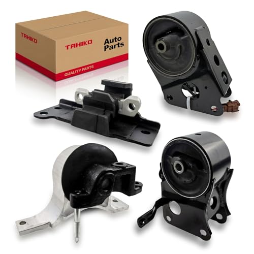 Engine Motor Automatic Transmission Mount Set 4pcs Compatible with 2004 2005 2006 Nissan Maxima 3.5L with Sensor Replace A7349EL A7348 A7358 A7351 - size: 2004-2006 Maxima 3.5L