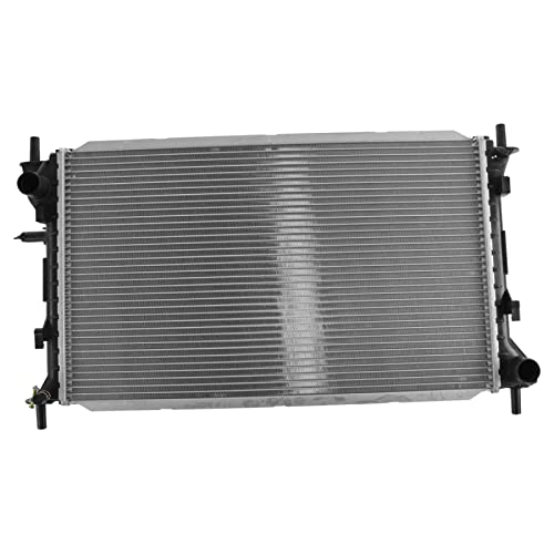 TRQ Radiator Assembly Aluminum Core Plastic Tank 1 Row Cross Flow - style: RDA82825