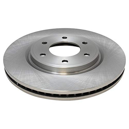 TRQ Front Ceramic Brake Pad and Rotor Set 13.78 in 6-Lug - style: BKA11785