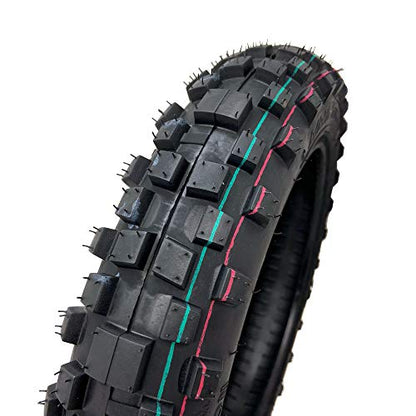 MMG 2.50-10 Knobby Tire & Tube Combo, Front/Rear, Dirt Bike