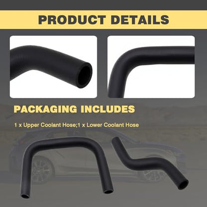 25415-F2500 2PCS Radiator Upper and Lower Coolant Hose