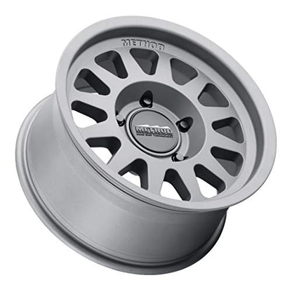 Method Race Wheels 704 Titanium 17x8.5" 5x5.5", 0mm offset 4.75" Backspace, MR70478555800 - color: Titanium, size: 17x8.5 inches, 5x5.5, 0/4.75"