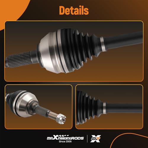 maXpeedingrods 2PC Front Left and Right CV Axle for Buick Rainier - color: 66-1345 Pair
