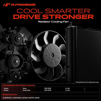 A-Premium Engine Radiator Cooling Fan Assembly