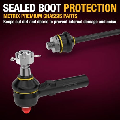 Metrix Premium Chassis Parts - Front Left & Right Outer Tie Rod End Kit - size: 90704MT