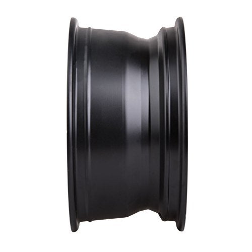 (4 Pack) 4/110 Tusk Cascade Wheel 12x7 5.0 + 2.0 Matte Black For Honda Pioneer 520 2021-2023,2025