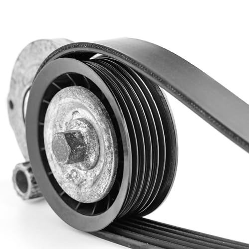 uxcell 6K965/6PK2450 Serpentine Belt 6 Ribs 2450mm Length x 21mm Width x 5mm Height, EPDM Poly V Belt, Multi Wedge Micro V Belt for Vehicle - size: 6PK2450