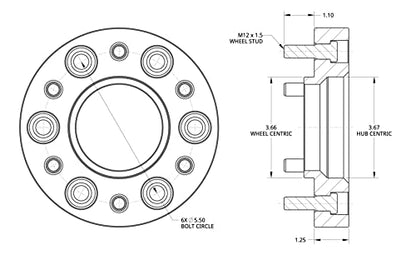 Spidertrax WHS032 Blue Wheel Spacer Kit