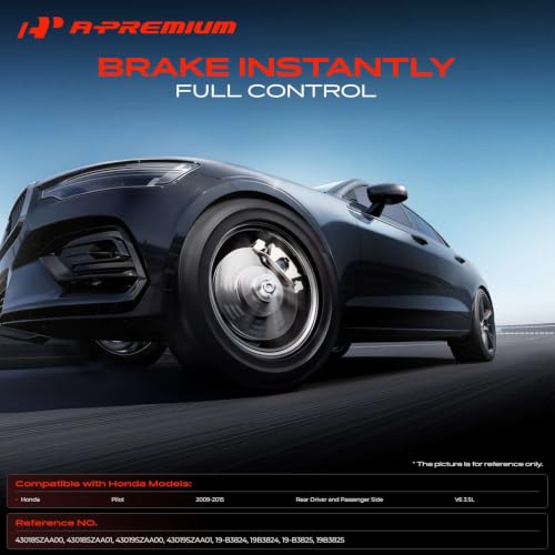 A-Premium Rear Left and Right Side Disc Brake Caliper with Bracket - style: Rear Driver and Passenger