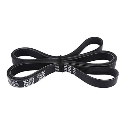 MOCA 6PK2325 EPDM Serpentine Belt for Dodge GMC 2.9L 3.7L DOHC 4-Door - size: 6PK2325
