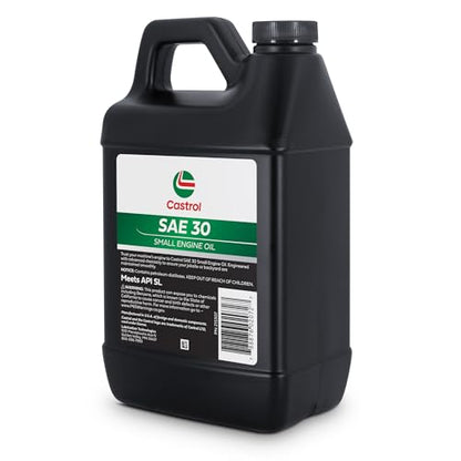 Castrol SAE 30 Small Engine Oil For 4-Cycle Engines – Protects Against Rust & Corrosion – Formulated For Air-Cooled Engines (Pack of 6 (48 oz Bottles)) - size: Pack of 6 (48 oz Bottles)