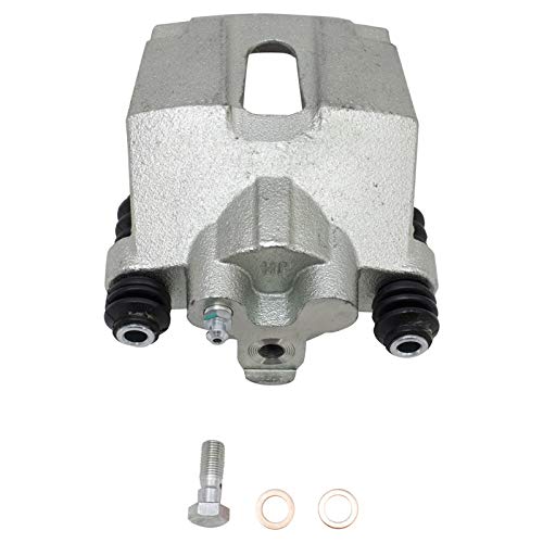TRQ Rear Driver and Passenger Side Brake Caliper Set Caliper Brackets - style: CLA34997