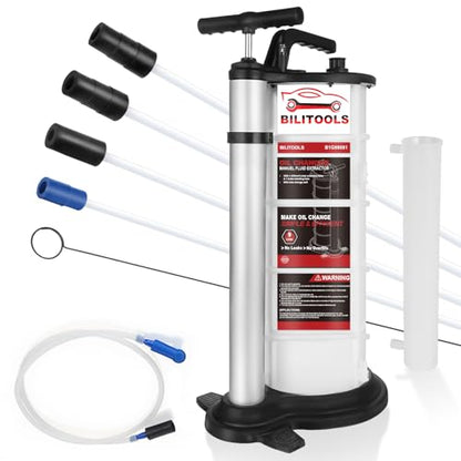 BILITOOLS 9L Manual Oil Extractor Pump for Automotive Engine Oil Change - size: Manual